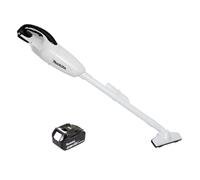 Makita DCL 180 M1 W Aspirateur à batterie 18 V blanc + 1x batterie 4,0 Ah - sans chargeur