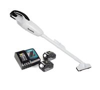 Makita DCL 180 RG W Aspirateur à batterie 18 V blanc + 2x batterie 6,0 Ah + chargeur