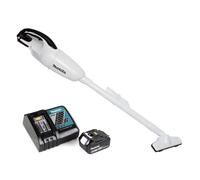 Makita DCL 180 RG1 W Aspirateur à batterie 18 V blanc + 1x batterie 6,0 Ah + chargeur