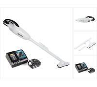 Makita DCL 180 RG1 W Aspirateur à batterie 18 V blanc + 1x batterie 6,0 Ah + chargeur