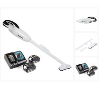 Makita DCL 180 RM W Aspirateur à batterie 18 V blanc + 2x batterie 4,0 Ah + chargeur