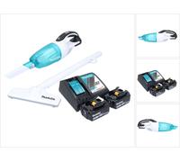 Makita DCL 181 FRFWX aspirateur sans fil 18 V 53 mbar 0,65 L + 2x batterie rechargeable 3,0 Ah + chargeur