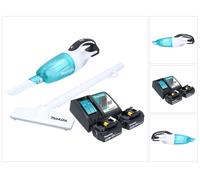 Makita DCL 181 FRMWX aspirateur sans fil 18 V 53 mbar 0,65 L + 2x batterie rechargeable 4,0 Ah + chargeur