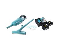 Makita DCL 182 RG Aspirateur sans fil 18 V + 2x batterie 6,0 Ah + chargeur
