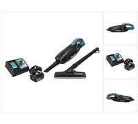 Makita DCL 182 RG B Aspirateur sans fil 18 V - noir + 2x Batteries 6,0 Ah + Chargeur