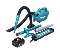 Makita DCL 184 G1 Aspirateur sans fil 18V - 54 mbar - 0,5 l + 1x Batterie 6,0 Ah - sans chargeur