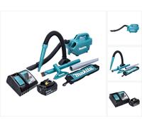 Makita DCL 184 RM1 Aspirateur à batterie 18 V 54 mbar 0,5 l + 1x batterie 4,0 Ah + chargeur