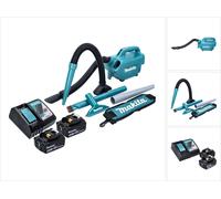Makita DCL 184 RT Aspirateur sans fil 18 V - 54 mbar - 0,5 l + 2x Batteries 5,0 Ah + Chargeur