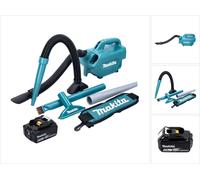 Makita DCL 184 T1 Aspirateur sans fil 18 V - 54 mbar - 0,5 l + 1x Batterie 5,0 Ah - sans chargeur