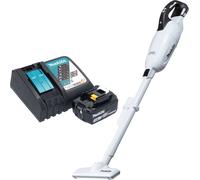 Makita DCL 281 FRF1W Aspirateur sans fil 18 V blanc Brushless + 1x batterie 3,0 Ah + chargeur