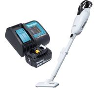 Makita DCL 281 FSF1W Aspirateur sans fil 18 V blanc Brushless + 1x batterie 3,0 Ah + chargeur