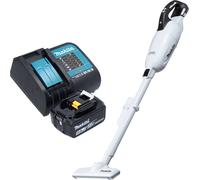 Makita DCL 281 FST1W Aspirateur sans fil 18 V blanc Brushless + 1x batterie 5,0 Ah + chargeur