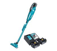 Makita DCL 284 FRF2 Aspirateur à batterie 18 V 0,73 l Brushless + 2x batterie 3,0 Ah + chargeur