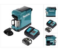 Makita DCM 501 RT Machine à café portable sur batterie + 1x 5,0 Ah batterie & chargeur