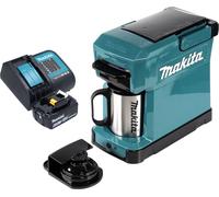 Makita DCM 501 SG Cafetière sans fil 12 V maxi / 18 V + 1x batterie 6,0 Ah + chargeur