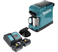 Makita DCM 501 SG2 Cafetière sans fil 12 V maxi / 18 V + 2x batterie 6,0 Ah + chargeur