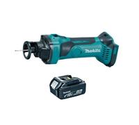 Makita DCO180T1 Affleureuse plaque de plâtre 18V Li-Ion Ø 6,35 mm LXT + 1 x 5.0Ah Batterie - sans chargeur