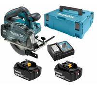Scie circulaire à métaux 18 V Li-Ion 5 Ah Ø 150 mm MAKITA - 2 batteries, chargeur, coffret - DCS553RTJ
