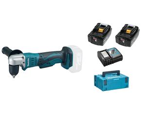 Makita DDA351RMJ Perceuse Visseuse D'angle Sans-fil - 18V Li-ion - 2 Batteries 4,0 Ah - MAKPAC