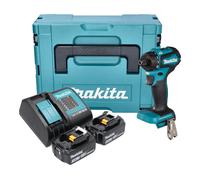 Makita DDF 083 SFJ Perceuse-visseuse sans fil 18 V 40 Nm 1/4'' Brushless + 2x batterie 3,0 Ah + chargeur + Makpac