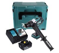 Makita DDF 458 RG1J Perceuse-visseuse 18 V, 91Nm+ 1x Batterie 6,0 Ah + Chargeur + Coffret Makpac