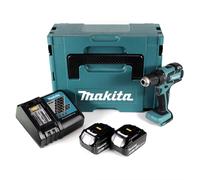 Makita DDF 459 RGJ 18 V Li-Ion Perceuse visseuse sans fil + Coffret Makpac + 2 x Batteries 6,0 Ah + Chargeur