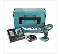 Makita DDF 482 Y1J-D Perceuse-visseuse sans fil 18V 62Nm en Makpac + 1x 1,5 Ah batterie + chargeur