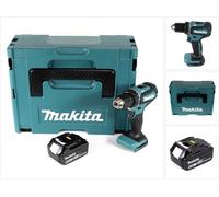 Makita DDF 485 G1J 18 V Li-Ion Perceuse visseuse sans fil Brushless 13 mm + Coffret MakPac + 1 x Batterie 6,0 Ah - sans Chargeur