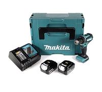 Makita DDF 485 RFJ Perceuse-visseuse sans fil 18 V avec 2 batteries 3 Ah + chargeur en coffret Makpac