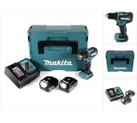 Makita DDF 485 RFJ Perceuse-visseuse sans fil 18V 50Nm + Coffret Makpac + 2x Batteries 3,0 Ah + 1x Chargeur