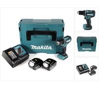 Makita DDF 485 RGJ 18 V Li-Ion Perceuse visseuse sans fil Brushless 13 mm + Coffret MakPac + 2 x Batteries 6,0 Ah + Chargeur