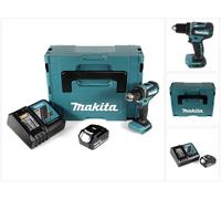 Makita DDF 485 RM1J 18 V Li-Ion Perceuse visseuse sans fil Brushless 13 mm + Coffret MakPac + 1 x Batterie 4,0 Ah + Chargeur