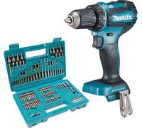 Makita DDF 485 Z Perceuse-visseuse sans fil 18 V 50 Nm Brushless + 102 pces Jeu de forets Bit - sans batterie, sans chargeur