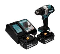 Makita DDF 486 RT Perceuse-visseuse sans fil 18 V 130 Nm Brushless + 2x batterie 5,0 Ah + chargeur