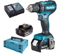 Makita DDF485RFJ2 Perceuse visseuse Li-ion LXT (2x18V/3,0Ah) Makpac