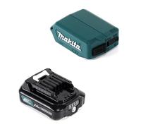 Makita DEAADP08 Adaptateur USB A1 pour batteries 10,8 V-12 V + batterie 2,0 Ah ( 197396-9 )