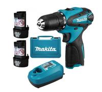 Makita DF330DWE Perceuse visseuse Li-ion ( 10,8V/2x1,3Ah) Coffrets