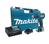 Makita DF332DSAE - Set perceuse visseuse Li-Ion 10.8V (2x batterie 2.0Ah) dans mallette - moteur brushless - 35Nm
