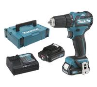 Makita DF332DSAJ - Set perceuse visseuse Li-Ion 10.8V (2x batterie 2,0Ah) dans mallette - moteur brushless - 35Nm