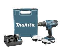 Makita DF488D002 Perceuse-visseuse sans fil18 V 1.5 Ah Li-Ion + 2 batteries, chargeur, mallette
