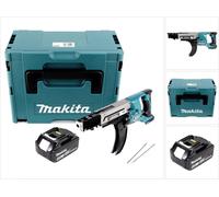 Makita DFR 750 G1J Visseuse-dévisseuse automatique à Magasin sans fil 18V 45-75mm + 1x Batterie 6,0Ah + Coffret Makpac - sans chargeur