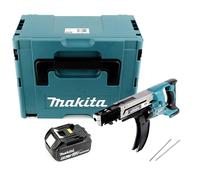 Makita DFR 750 T1J Visseuse à Magazine 18V 45-75mm + 1x Batterie 5,0Ah + Coffret Makpac - sans chargeur
