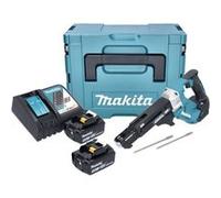 Makita DFR551RTJ Visseuse automatique sans fil 25-55mm Brushless 18V + 2x Batteries 5,0Ah + Chargeur + Coffret Makpac G