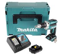 Makita DFS 250 RY1J Visseuse à cloison sèche sans fil 18 V Brushless + 1x Batterie 1,5 Ah + Chargeur + Makpac