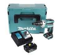 Makita DFS 251 RG1J Visseuse pour cloisons sèches sans fil Brushless 18V + 1x Batterie 6,0Ah + Chargeur + Coffret Makpac