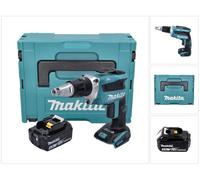 Makita DFS 452 M1J Visseuse plaque de plâtre sans fil 18 V Brushless + 1x batterie 4,0 Ah + Makpac - sans kit chargeur