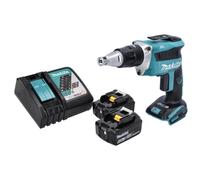 Makita DFS 452 RG Visseuse à cloison sèche sans fil 18 V Brushless + 2x Batteries 6,0 Ah + Chargeur
