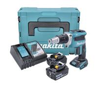Makita DFS 452 RTJ 18 V Brushless Batterie Express sans fil en coffret MAKPAC avec insert + Chargeur + 2 x 5,0 Ah Batterie