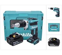 Makita DFS 452 T1J Visseuse à cloison sèche sans fil 18 V sans balais + 1x Batterie 5,0 Ah + Makpac - sans chargeur