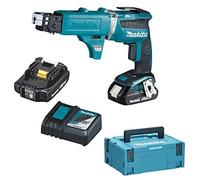 Makita DFS452AJX2 Tournevis plaques plâtre Batterie 18V BRUSHLESS 2x2,0 AhmAKPAC